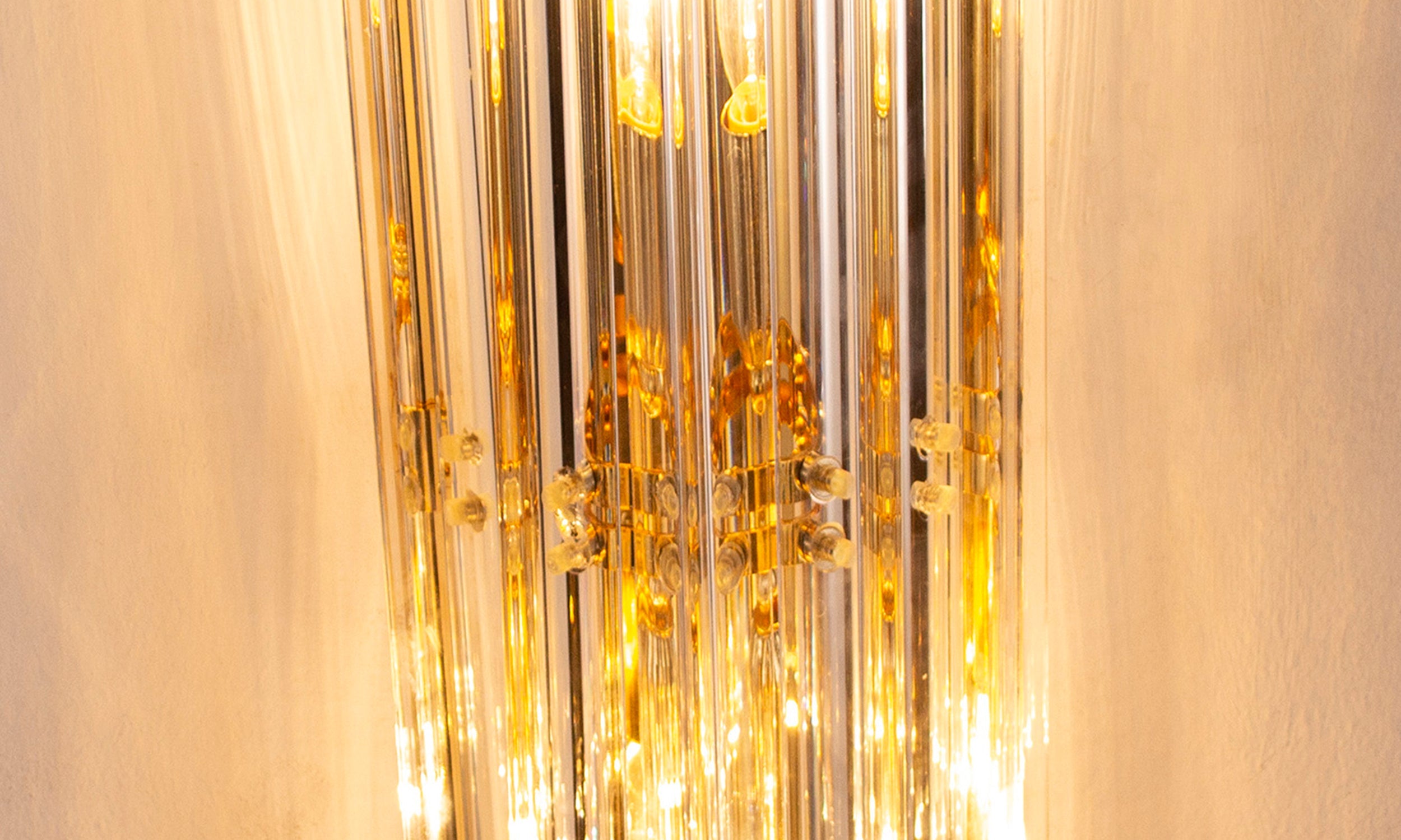 Mid century modern Murano glass lighting with Italian handcrafted design