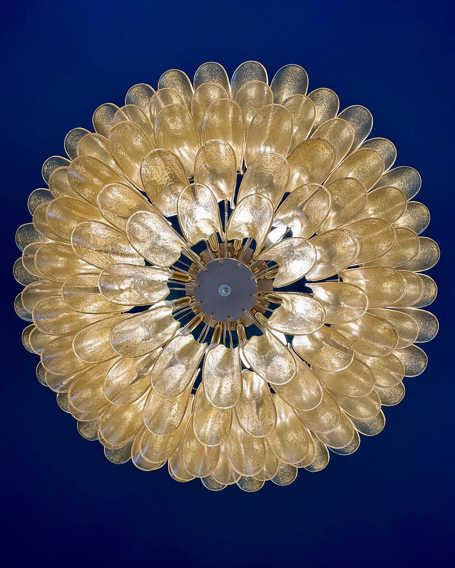 Luxury Murano glass chandelier handmade in Italy with Venetian artisanal craftsmanship