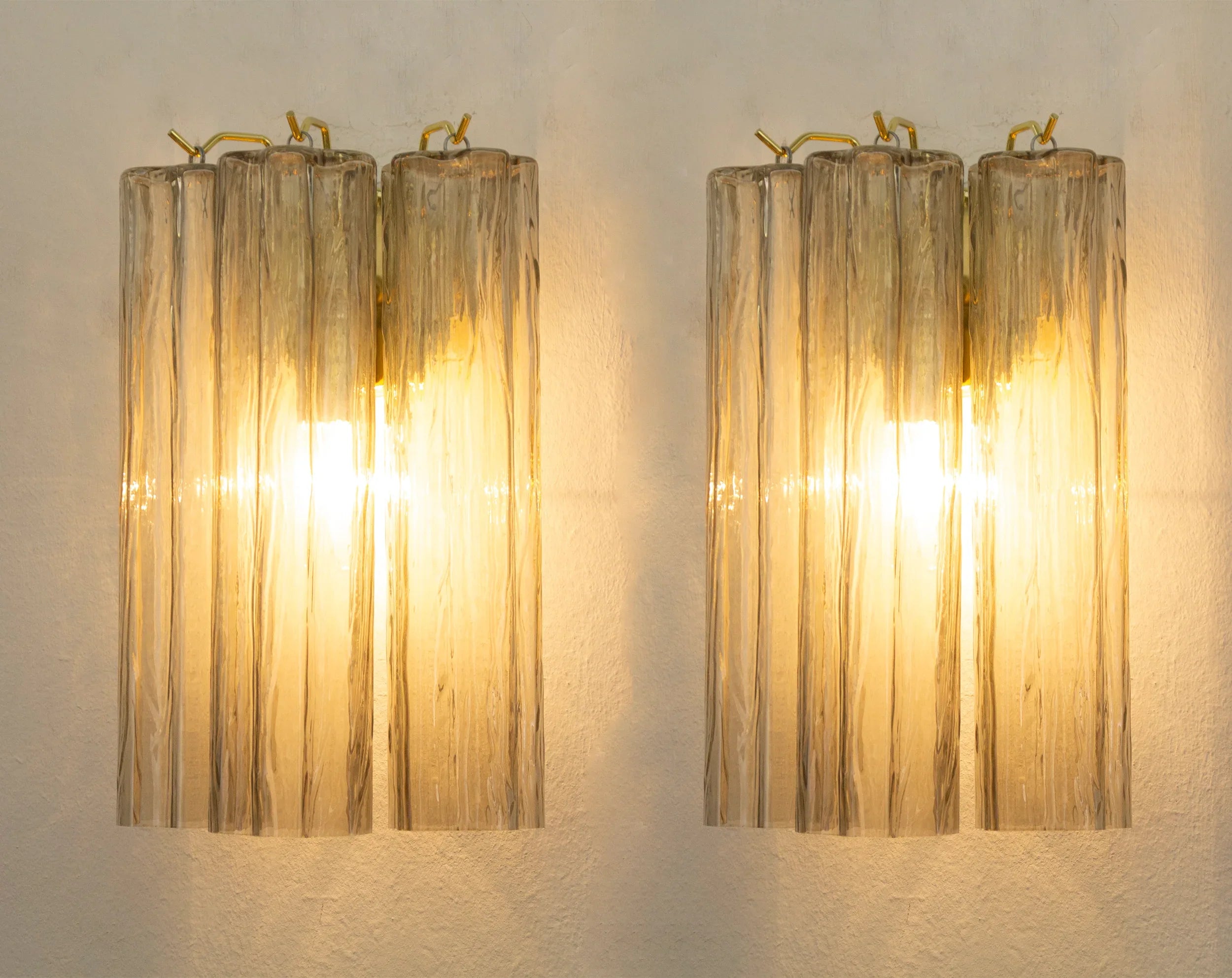 Pair of Murano Glass Wall Sconce, Colored Glass - SoloCoseBelle