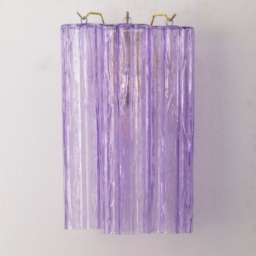 Pair of Murano Glass Wall Sconce, Colored Glass - SoloCoseBelle
