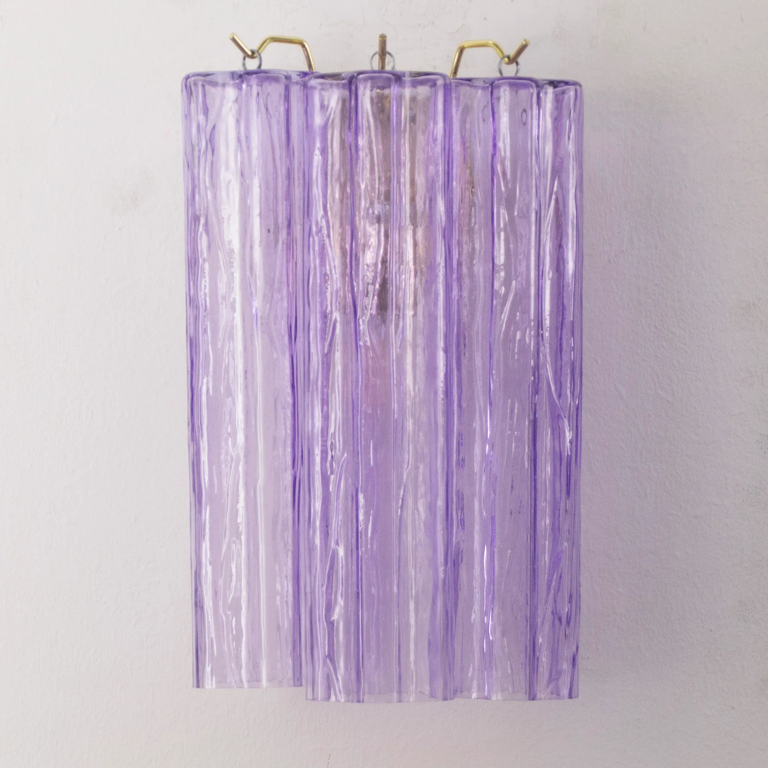Pair of Murano Glass Wall Sconce, Colored Glass - SoloCoseBelle