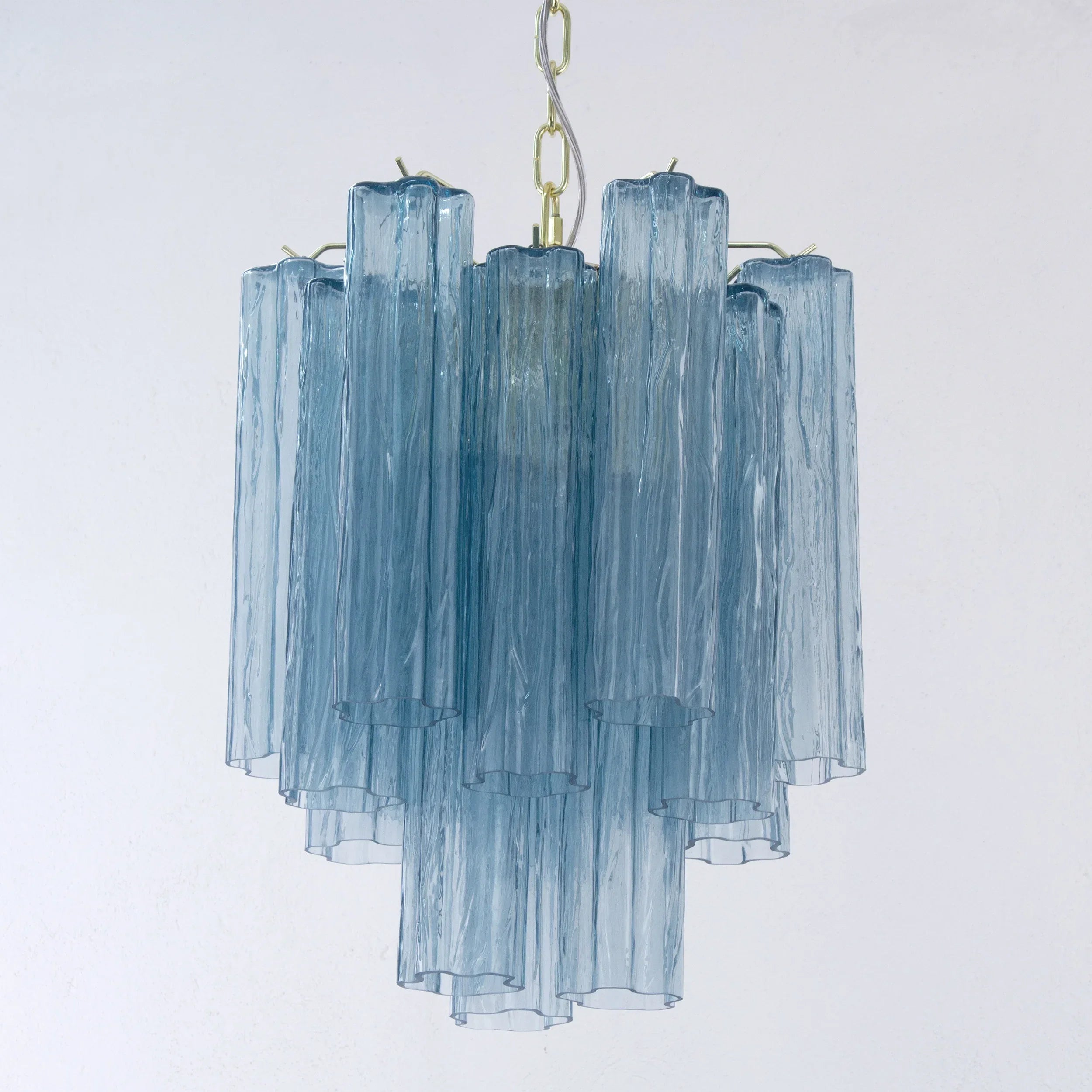 Suspension lamp Made in Italy Tronchi in Murano glass, ceiling chandelier - SoloCoseBelle