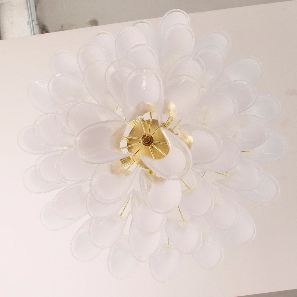 Petali suspension lamp Ø70 cm Made in Italy Murano glass - SoloCoseBelle