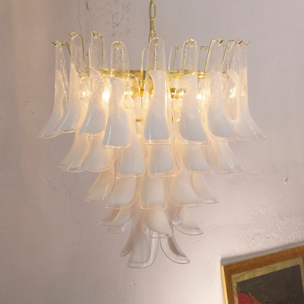 Petali suspension lamp Ø70 cm Made in Italy Murano glass - SoloCoseBelle
