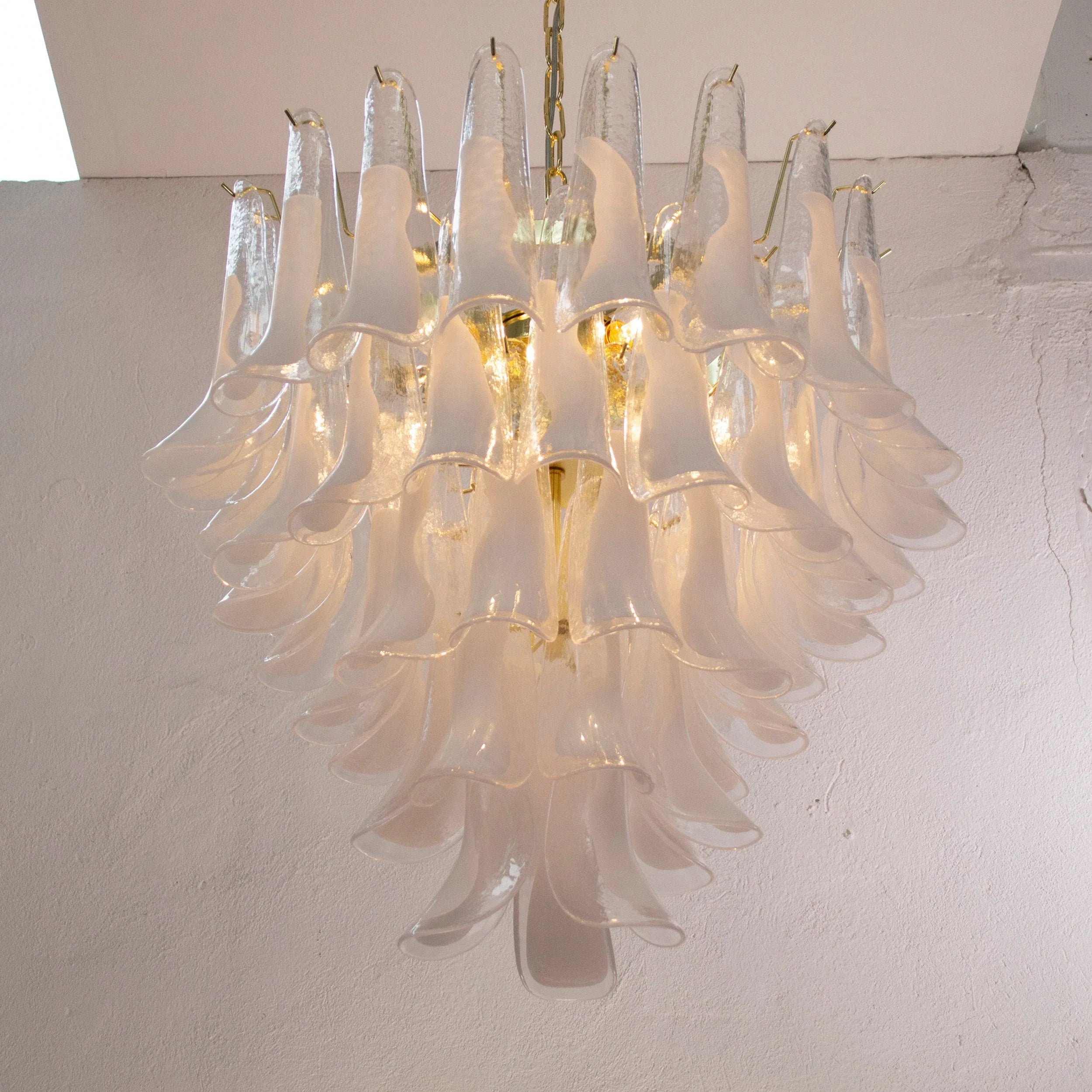 Petali suspension lamp Ø70 cm Made in Italy Murano glass - SoloCoseBelle