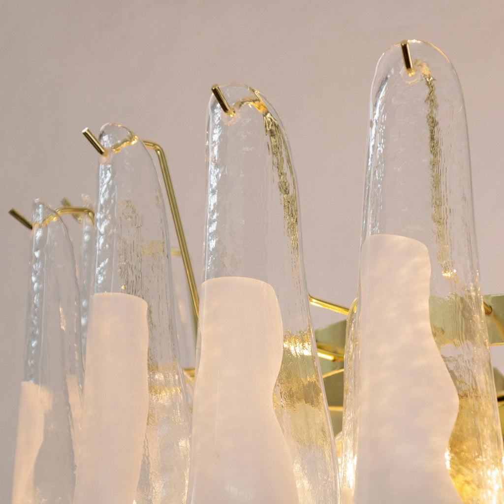 Petali suspension lamp Ø70 cm Made in Italy Murano glass - SoloCoseBelle