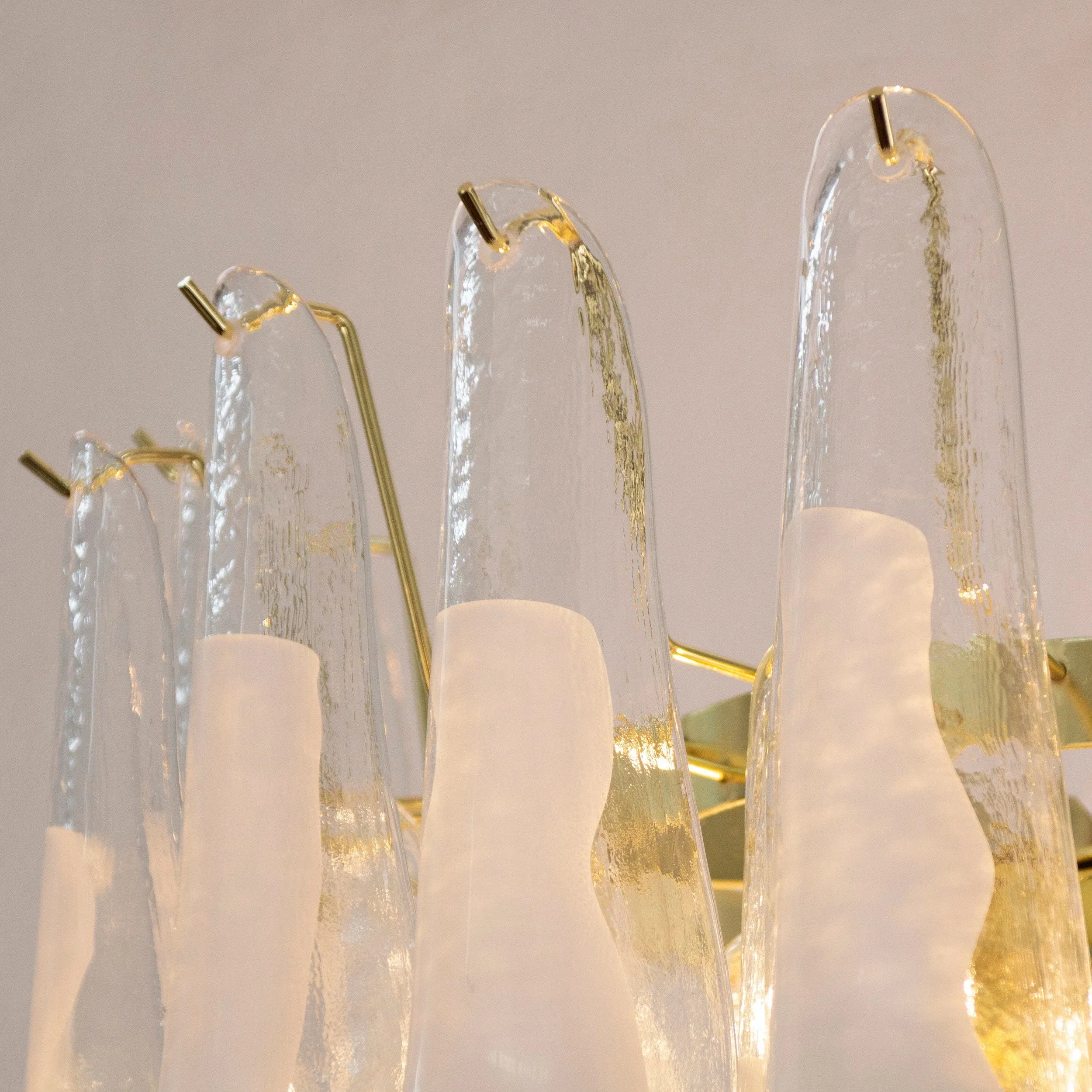 Petali suspension lamp Ø70 cm Made in Italy Murano glass - SoloCoseBelle