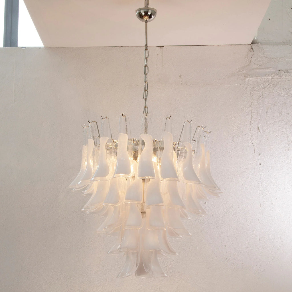 Petali suspension lamp Ø70 cm Made in Italy Murano glass - SoloCoseBelle