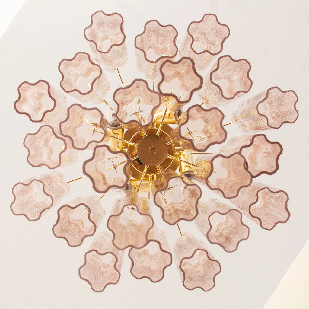 Murano Glass Chandelier: Italian Vintage Style Lighting - SoloCoseBelle