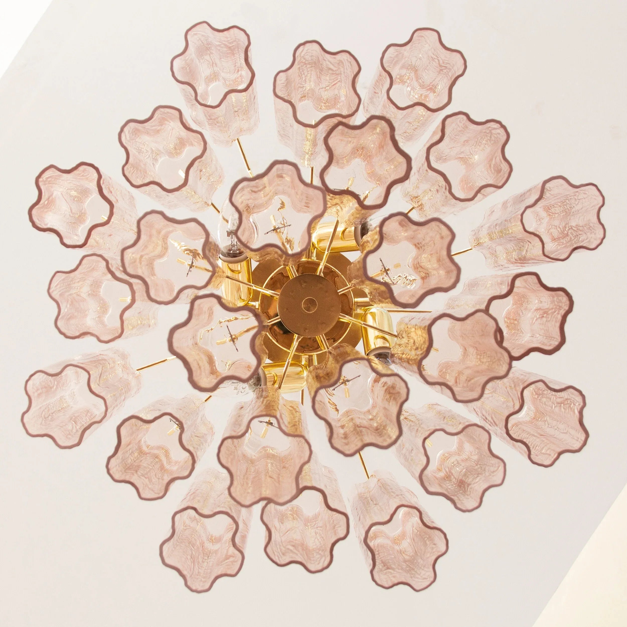Murano Glass Chandelier: Italian Vintage Style Lighting - SoloCoseBelle