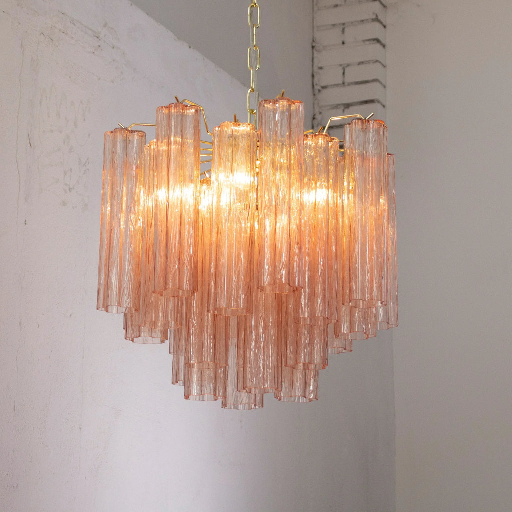 Murano Glass Chandelier: Italian Vintage Style Lighting - SoloCoseBelle