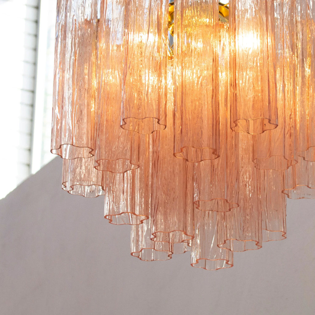 Murano Glass Chandelier: Italian Vintage Style Lighting - SoloCoseBelle