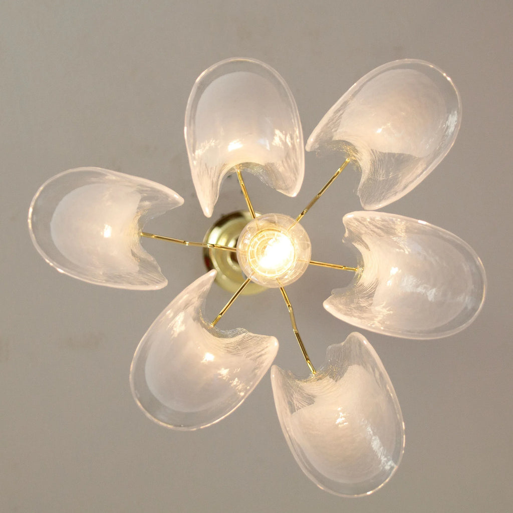 Murano Glass Petali Pendant Lamp, Vintage Style Chandelier, Made in Italy - SoloCoseBelle