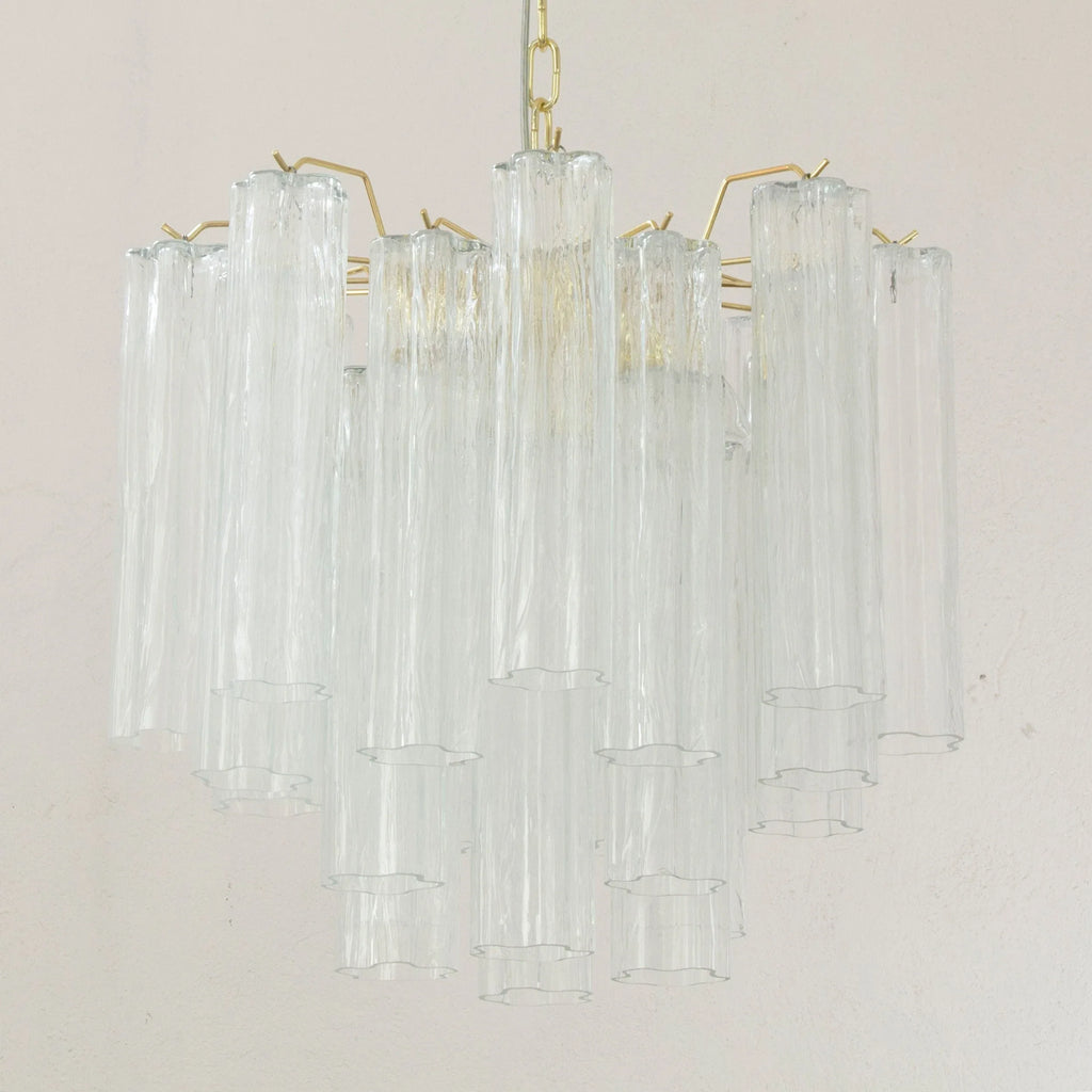 Murano Glass Tronchi Chandelier, Vintage Style handmade in Italy - SoloCoseBelle