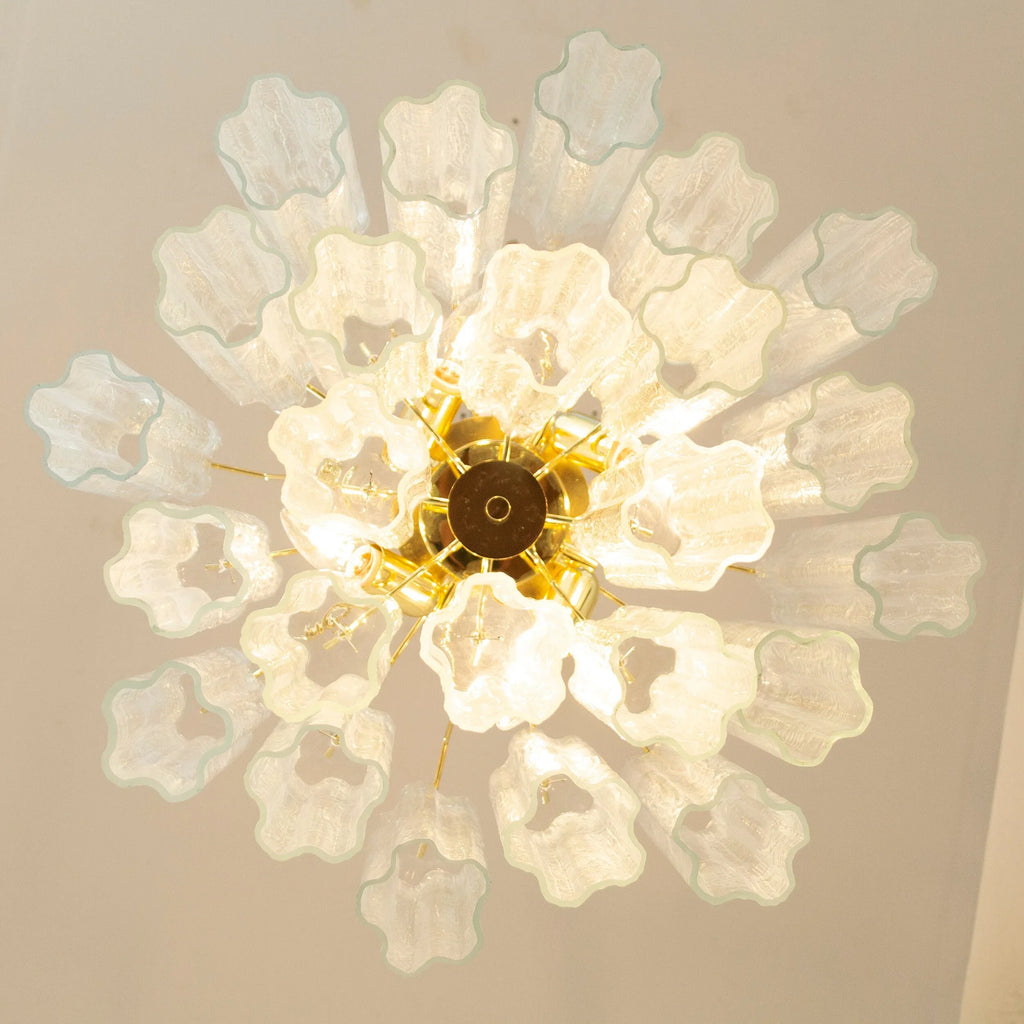 Murano Glass Tronchi Chandelier, Vintage Style handmade in Italy - SoloCoseBelle