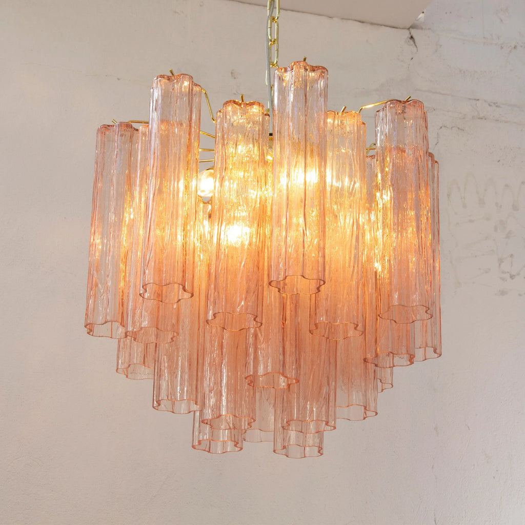Murano Glass Chandelier: Italian Vintage Style Lighting - SoloCoseBelle