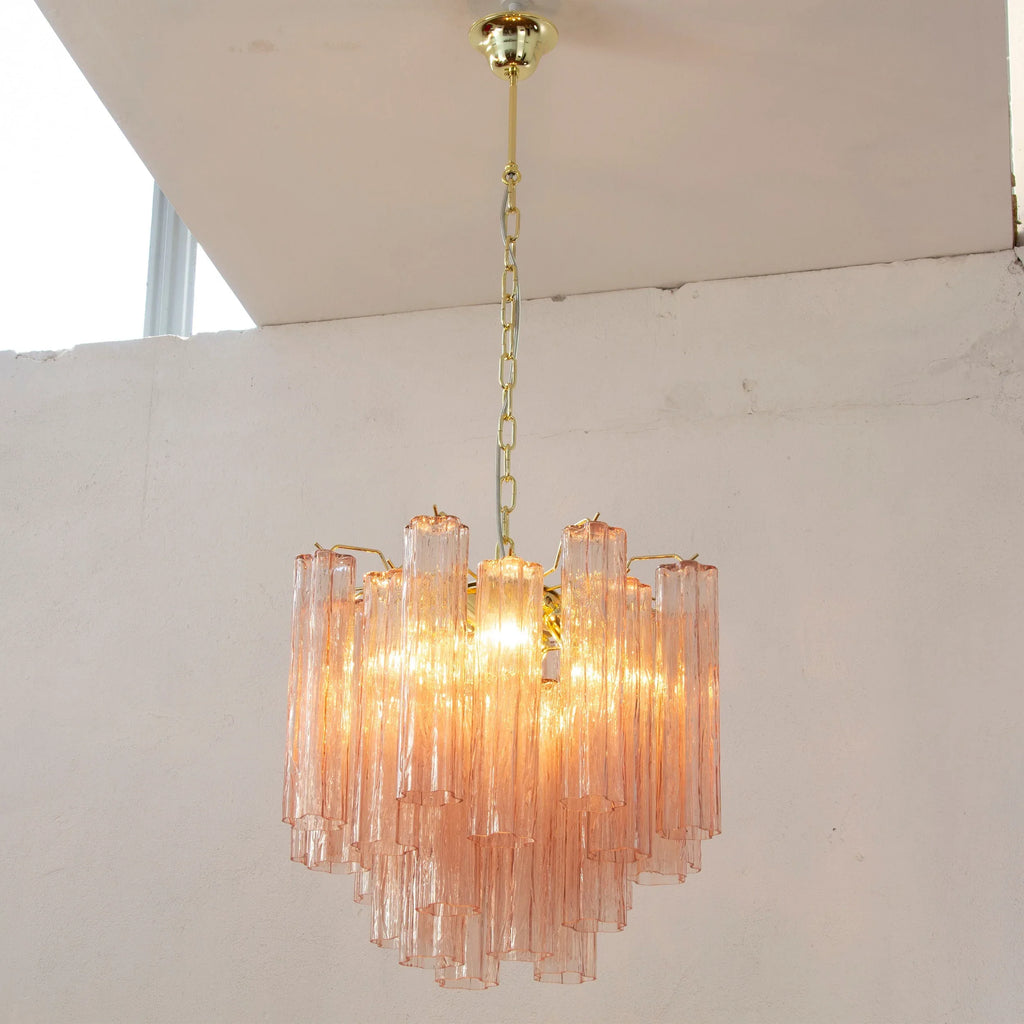 Murano Glass Chandelier: Italian Vintage Style Lighting - SoloCoseBelle
