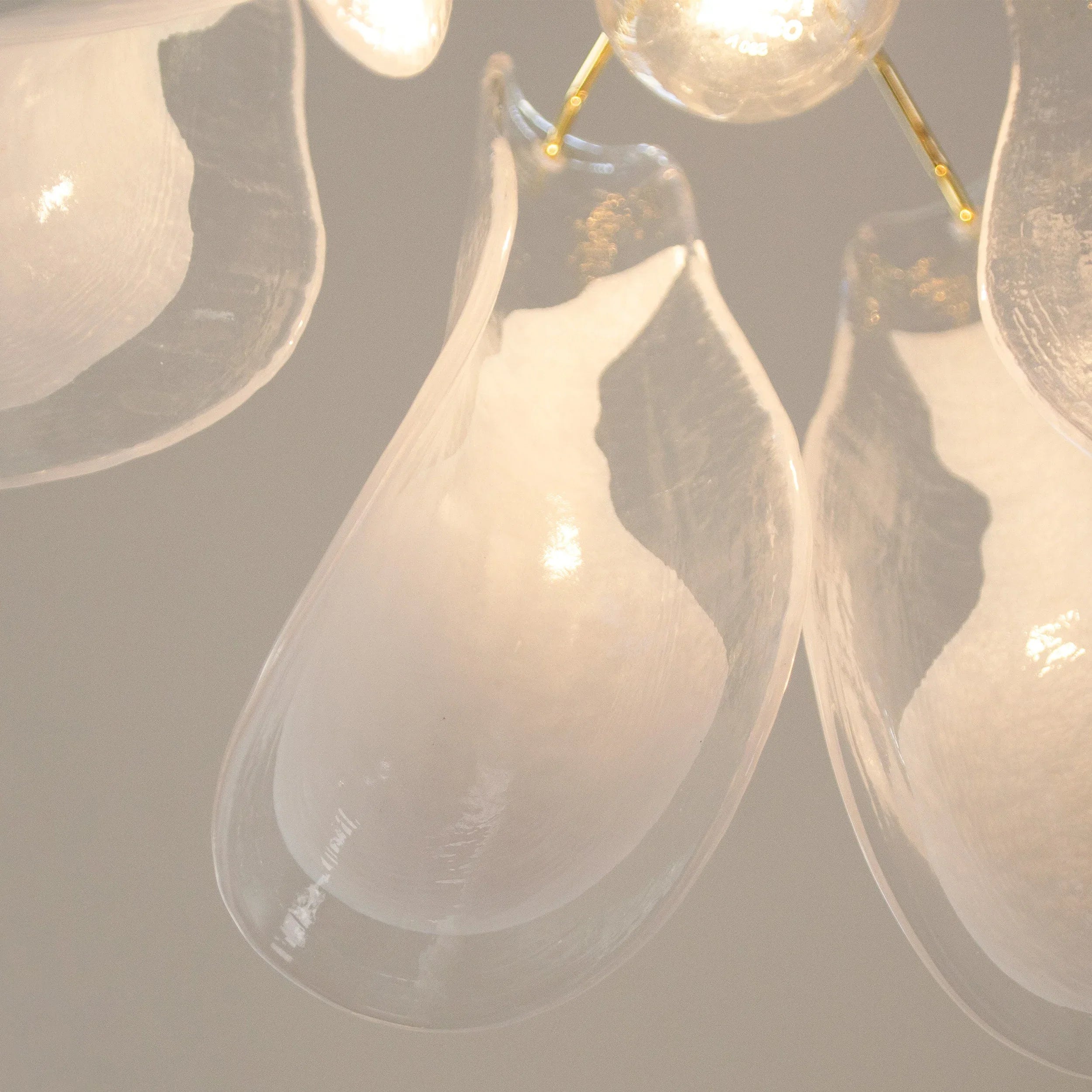 Murano Glass Petali Pendant Lamp, Vintage Style Chandelier, Made in Italy - SoloCoseBelle