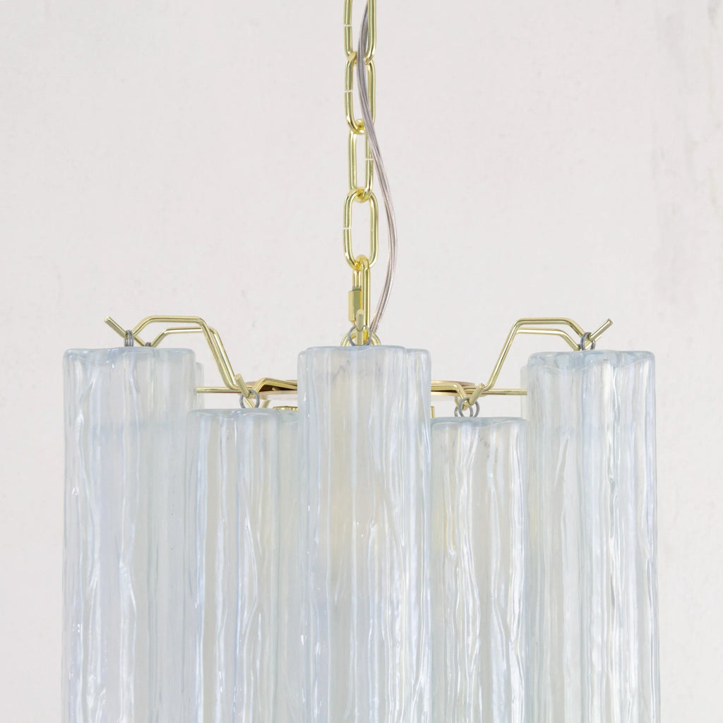 Suspension lamp Made in Italy Tronchi in Murano glass, ceiling chandelier - SoloCoseBelle