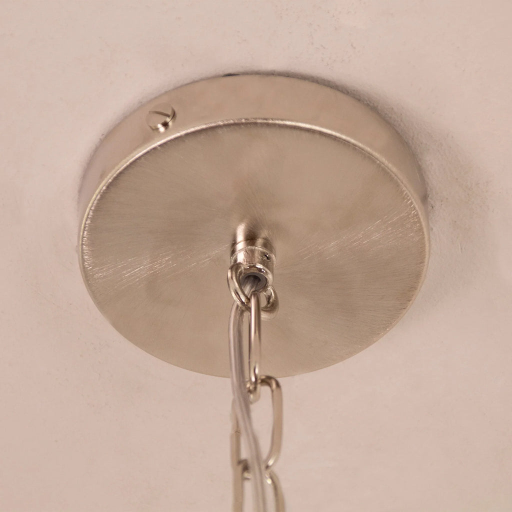 Suspension chandelier with quadriedri Murano glass, Made in Italy - SoloCoseBelle