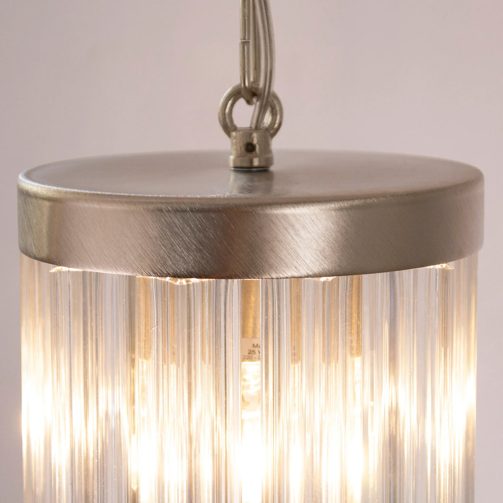 Set of 2 Suspension chandelier with Murano glass, handmade quadriedri - SoloCoseBelle
