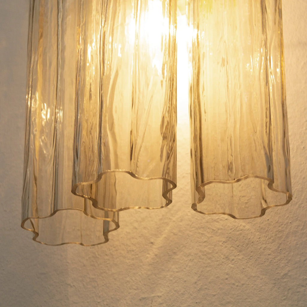 Pair of Murano Glass Wall Sconce, Colored Glass - SoloCoseBelle