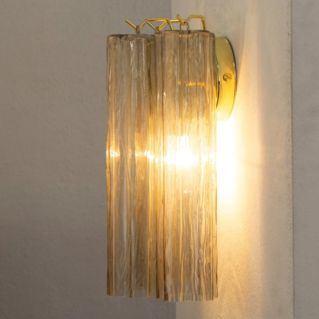 Pair of Murano Glass Wall Sconce, Colored Glass - SoloCoseBelle
