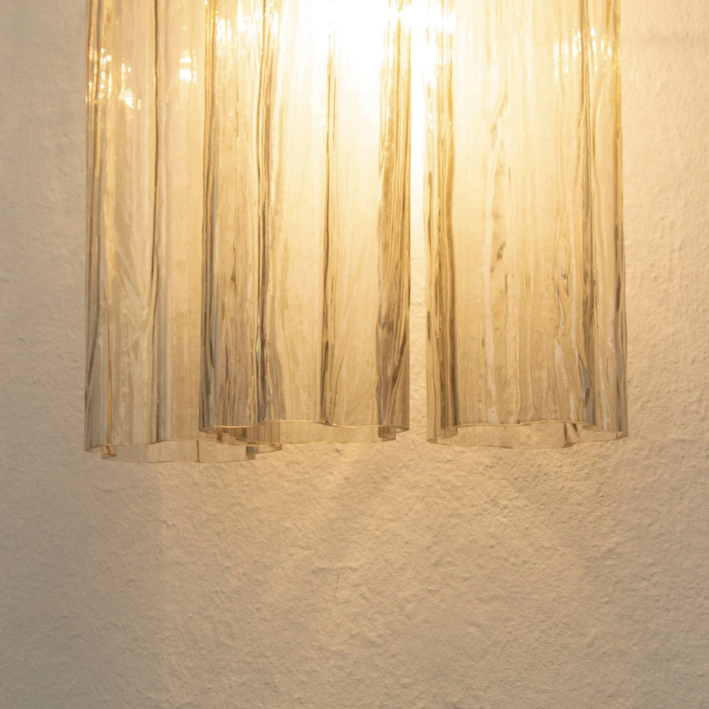 Pair of Murano Glass Wall Sconce, Colored Glass - SoloCoseBelle