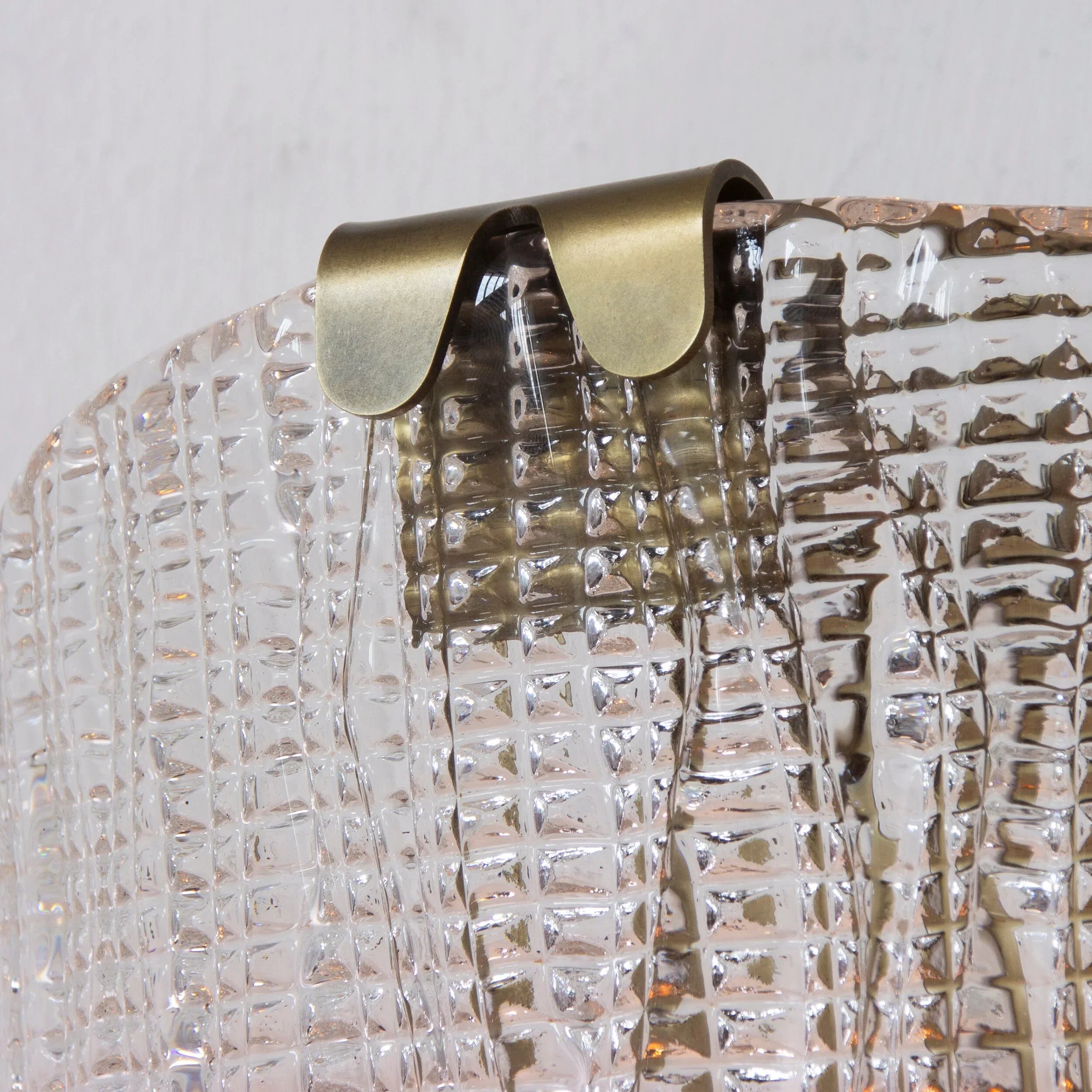 Wall sconce Murano glass handmade texture Made in Italy - SoloCoseBelle