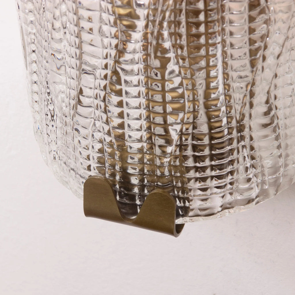Wall sconce Murano glass handmade texture Made in Italy - SoloCoseBelle