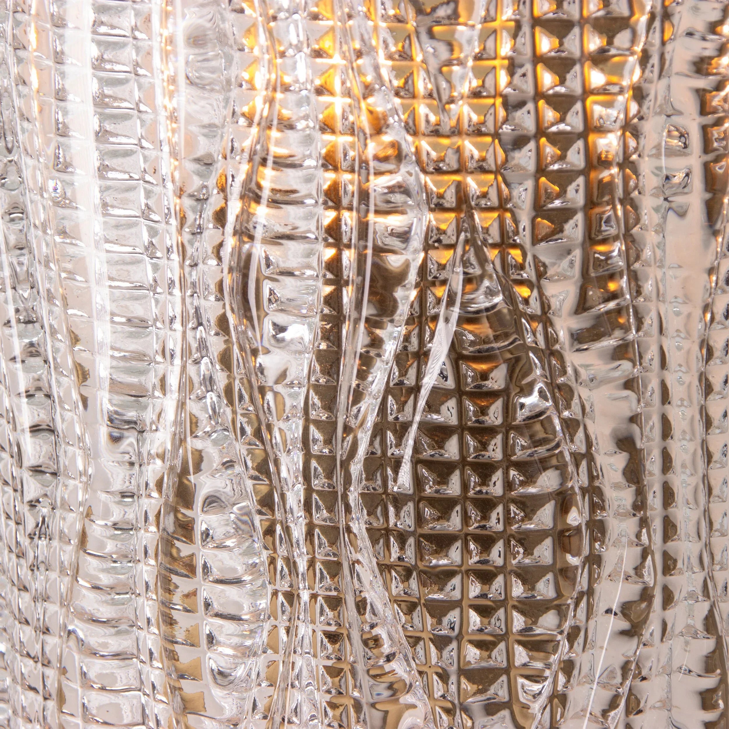 Wall sconce Murano glass handmade texture Made in Italy - SoloCoseBelle