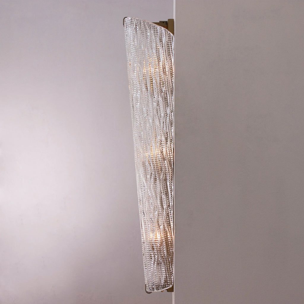 Wall sconce Murano glass handmade texture Made in Italy - SoloCoseBelle