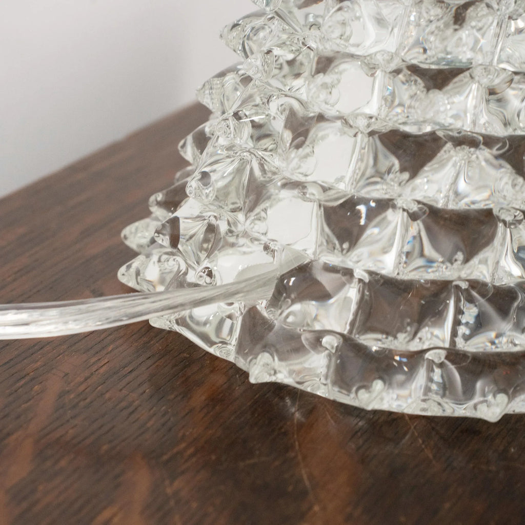 Pair of Rostrato Murano Glass Table Lamps, Made in Italy - SoloCoseBelle