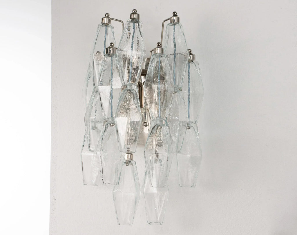 Murano Glass Wall Sconce, Vintage Italian Style - SoloCoseBelle
