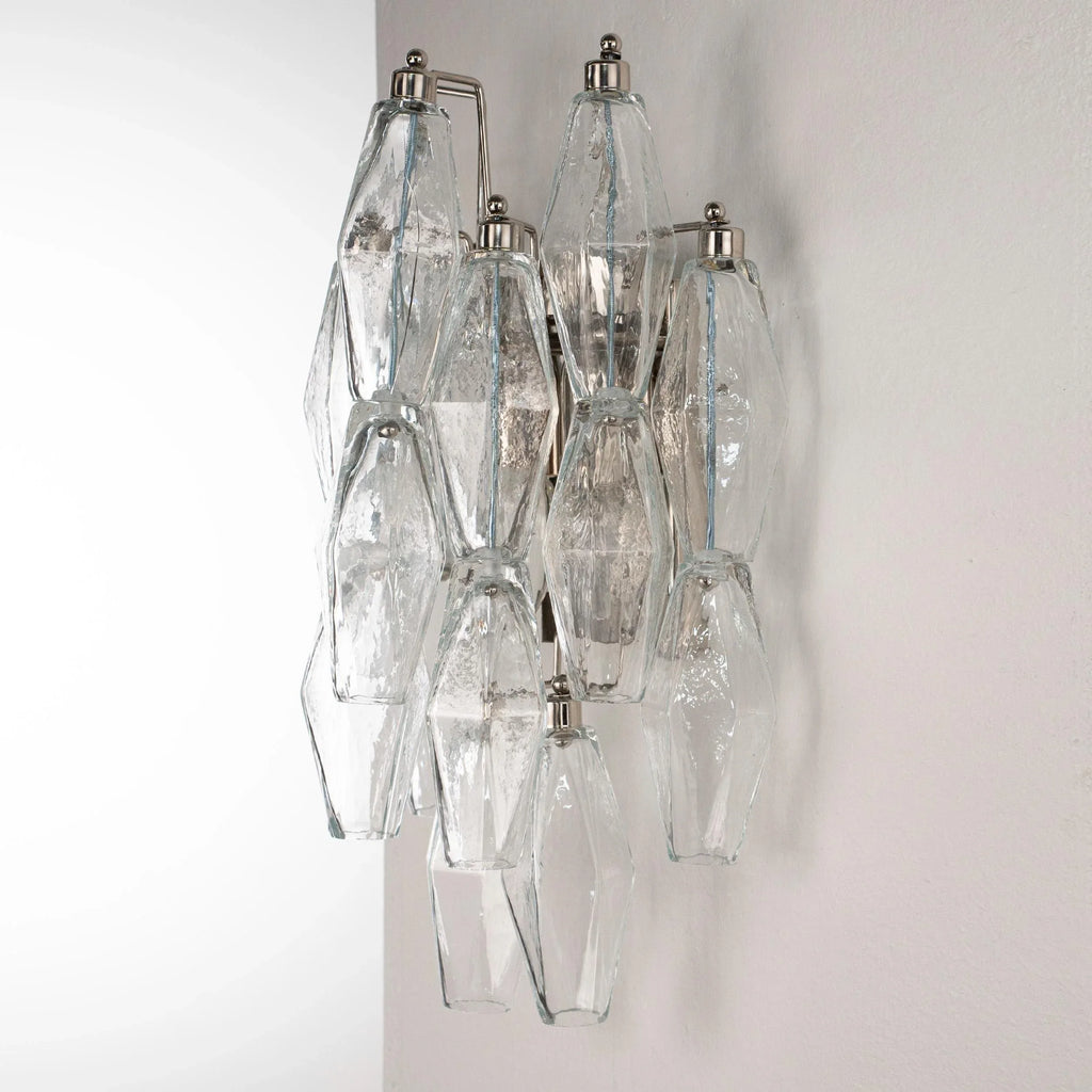 Murano Glass Wall Sconce, Vintage Italian Style - SoloCoseBelle