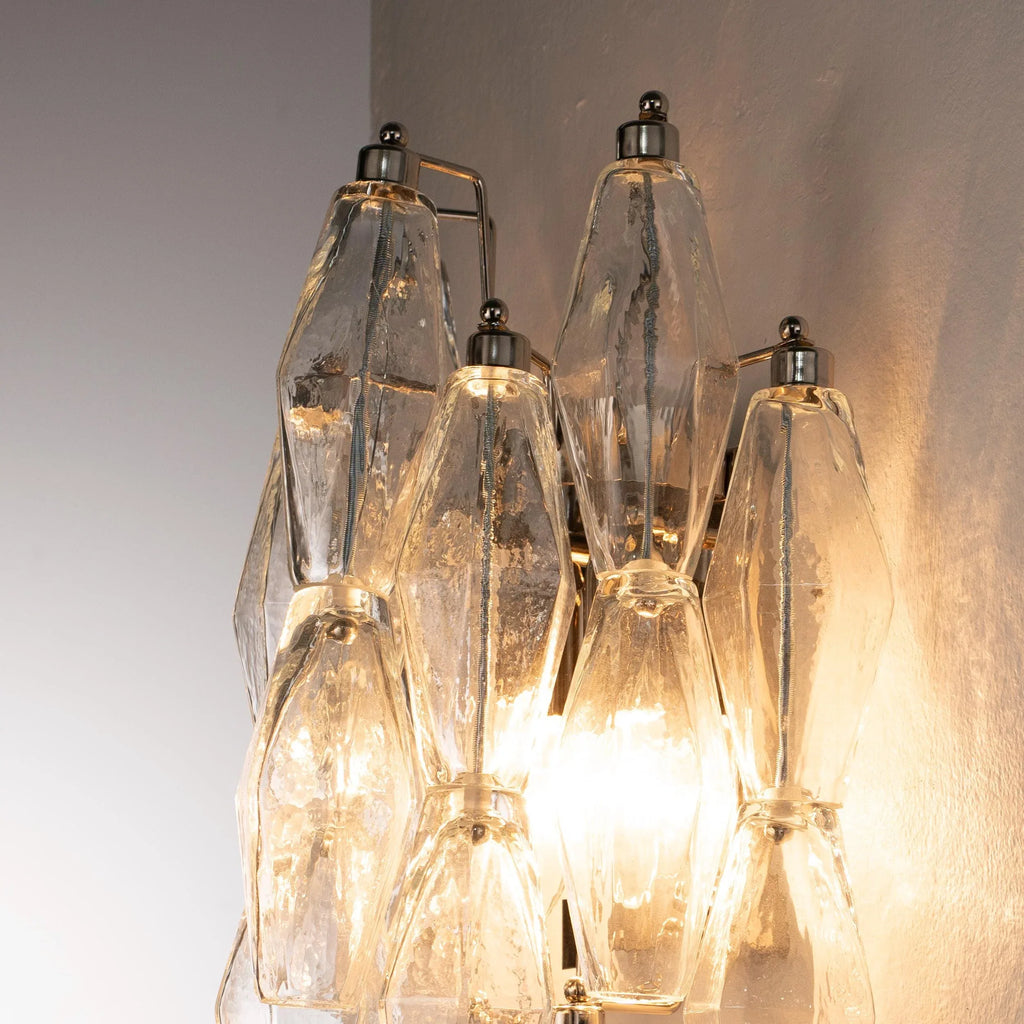 Murano Glass Wall Sconce, Vintage Italian Style - SoloCoseBelle