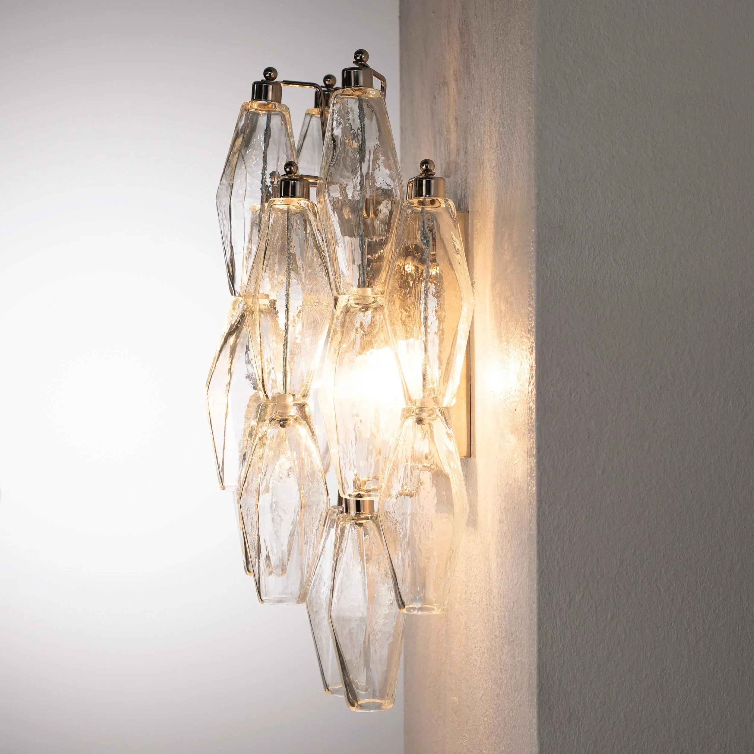 Murano Glass Wall Sconce, Vintage Italian Style - SoloCoseBelle