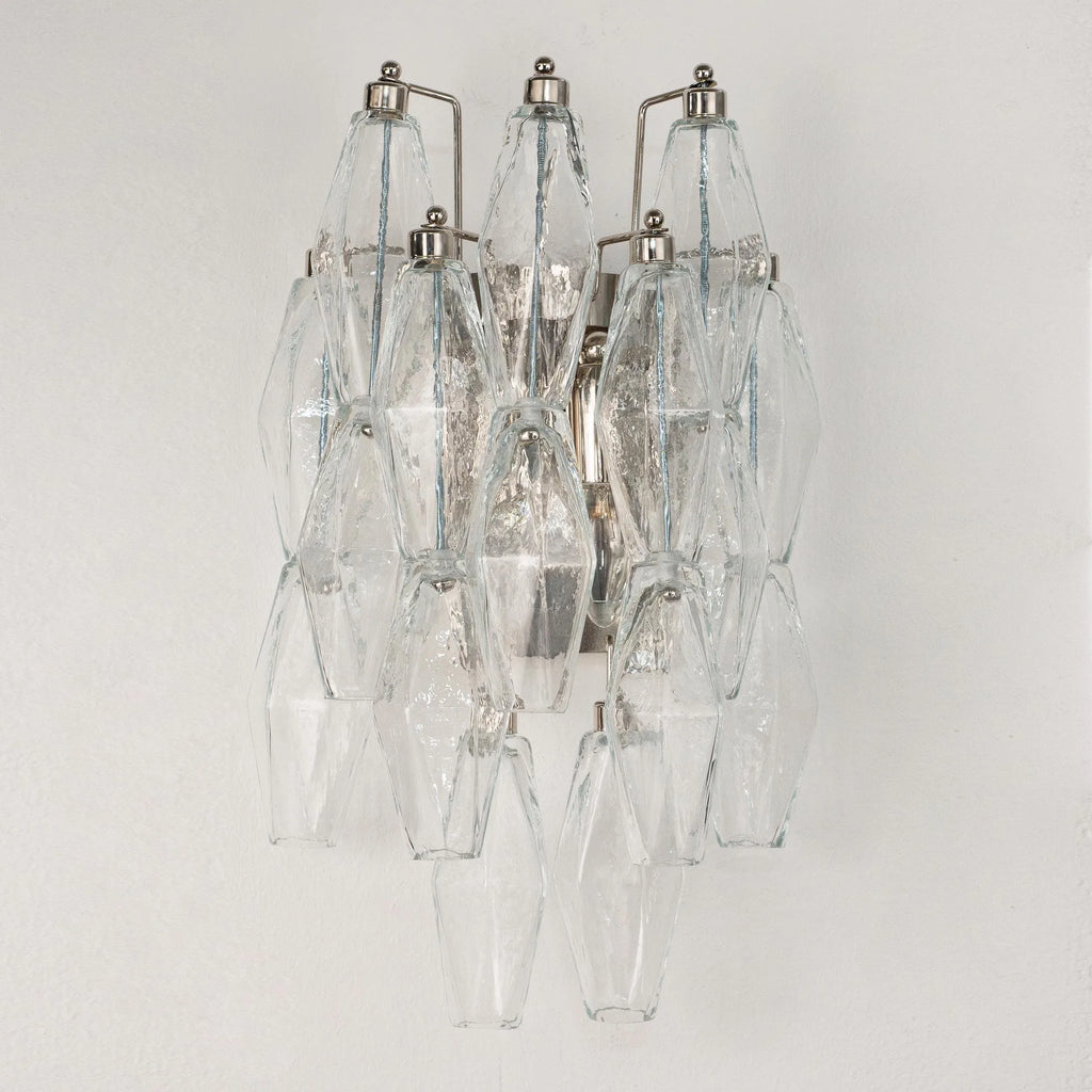 Murano Glass Wall Sconce, Vintage Italian Style - SoloCoseBelle