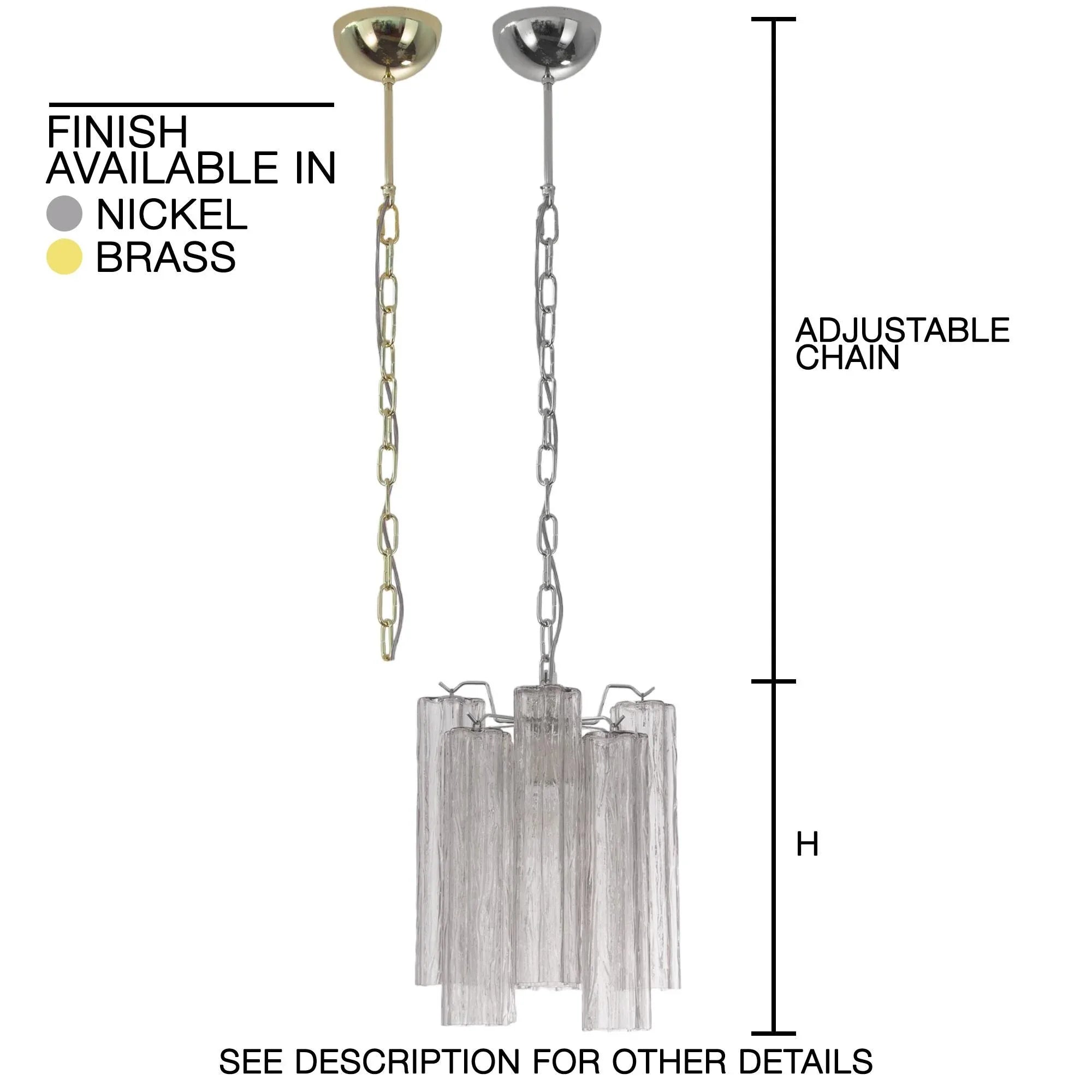Murano Glass Chandelier: Italian Vintage Style Lighting - SoloCoseBelle